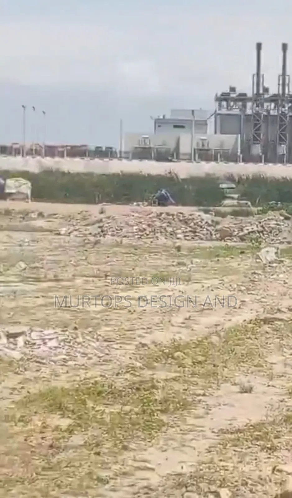 4000sqm Fenced Bare Land at Vict. Island Overlooking Coastal Highway.