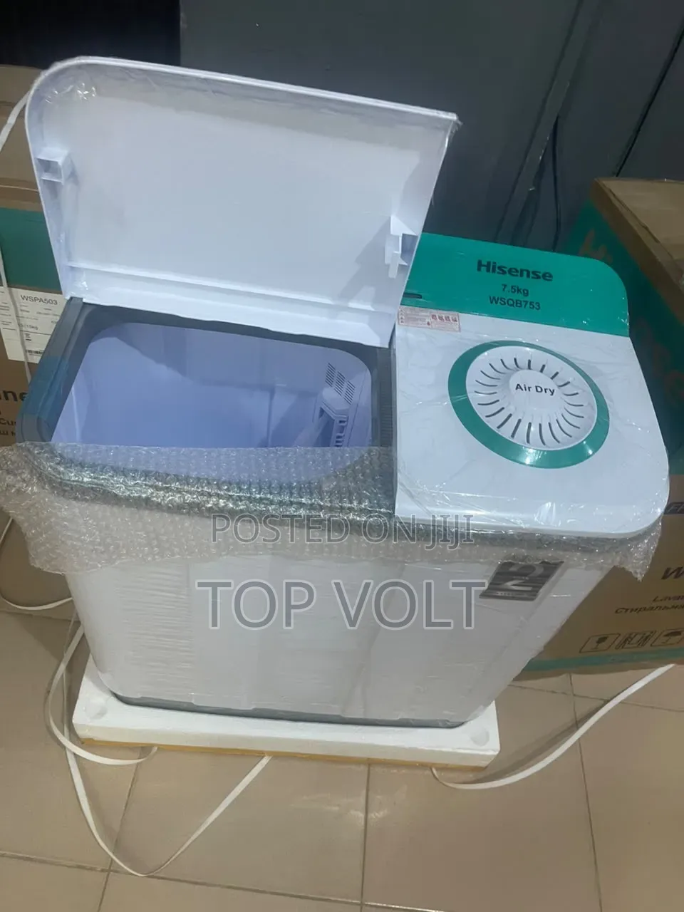 Hisense 7.5kg Twin Tub Wash and Spin Machine