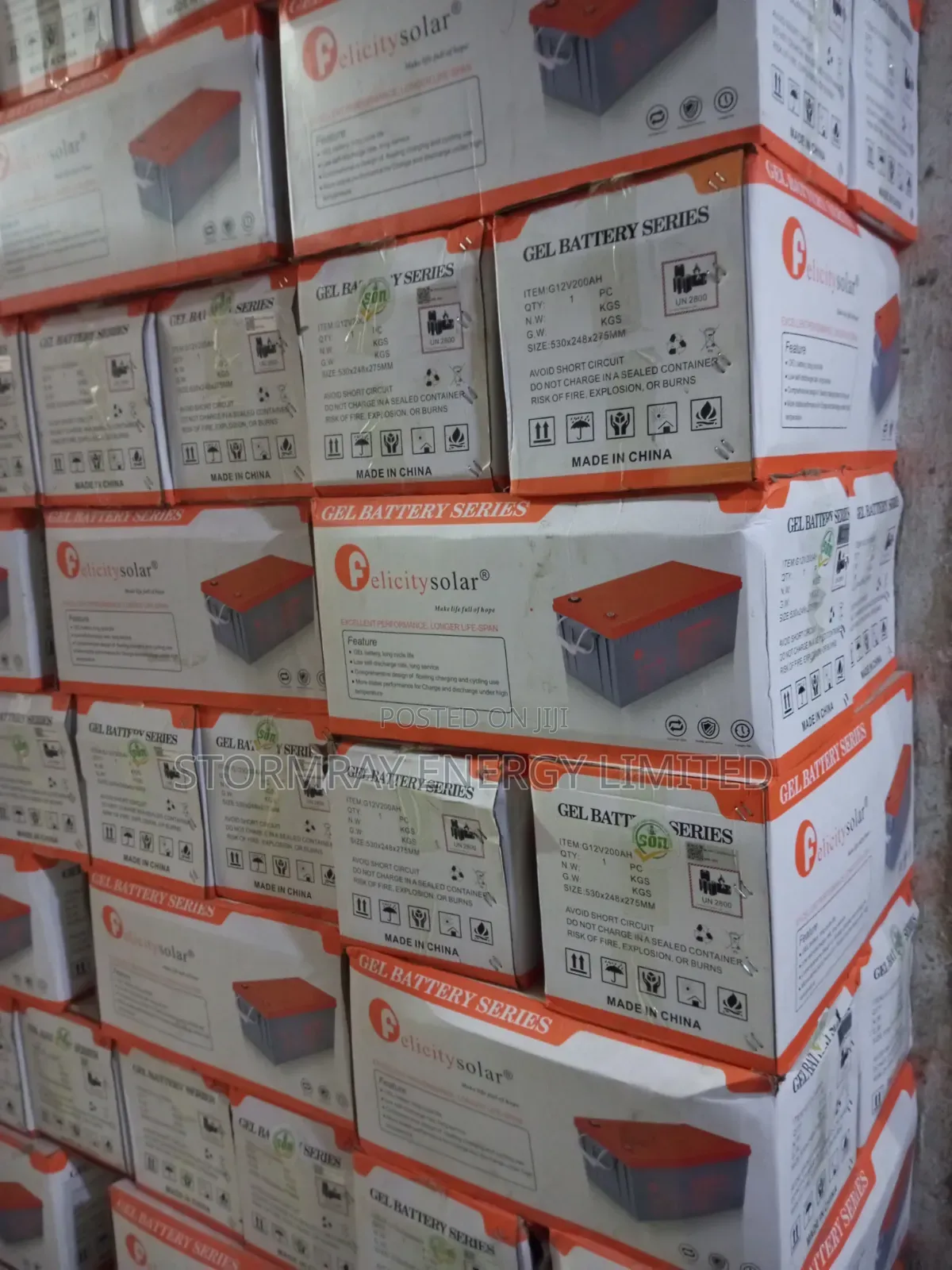 200A Felicity Gel Battery Felicity Gel Battery