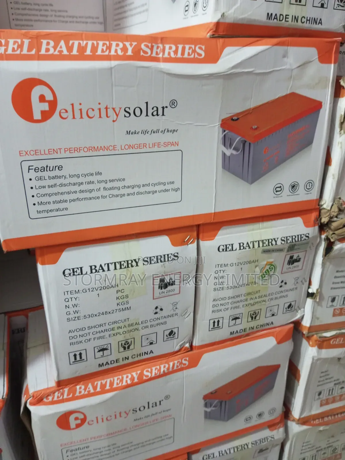 200A Felicity Gel Battery Felicity Gel Battery
