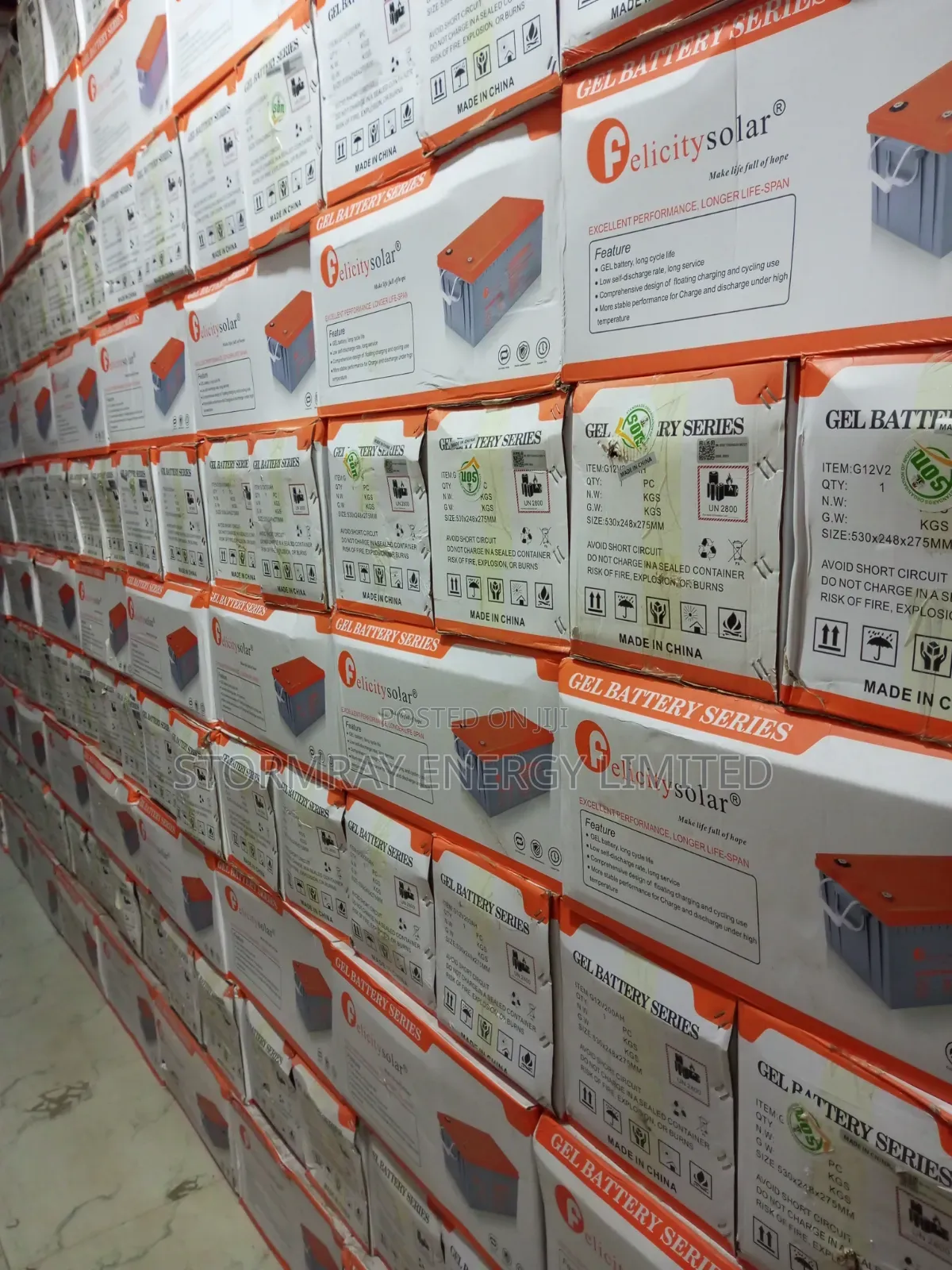 200AFelicity Dry Cell Battery Gel Battery
