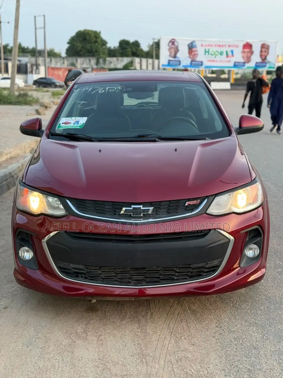Chevrolet Sonic Premier 2018 Maroon