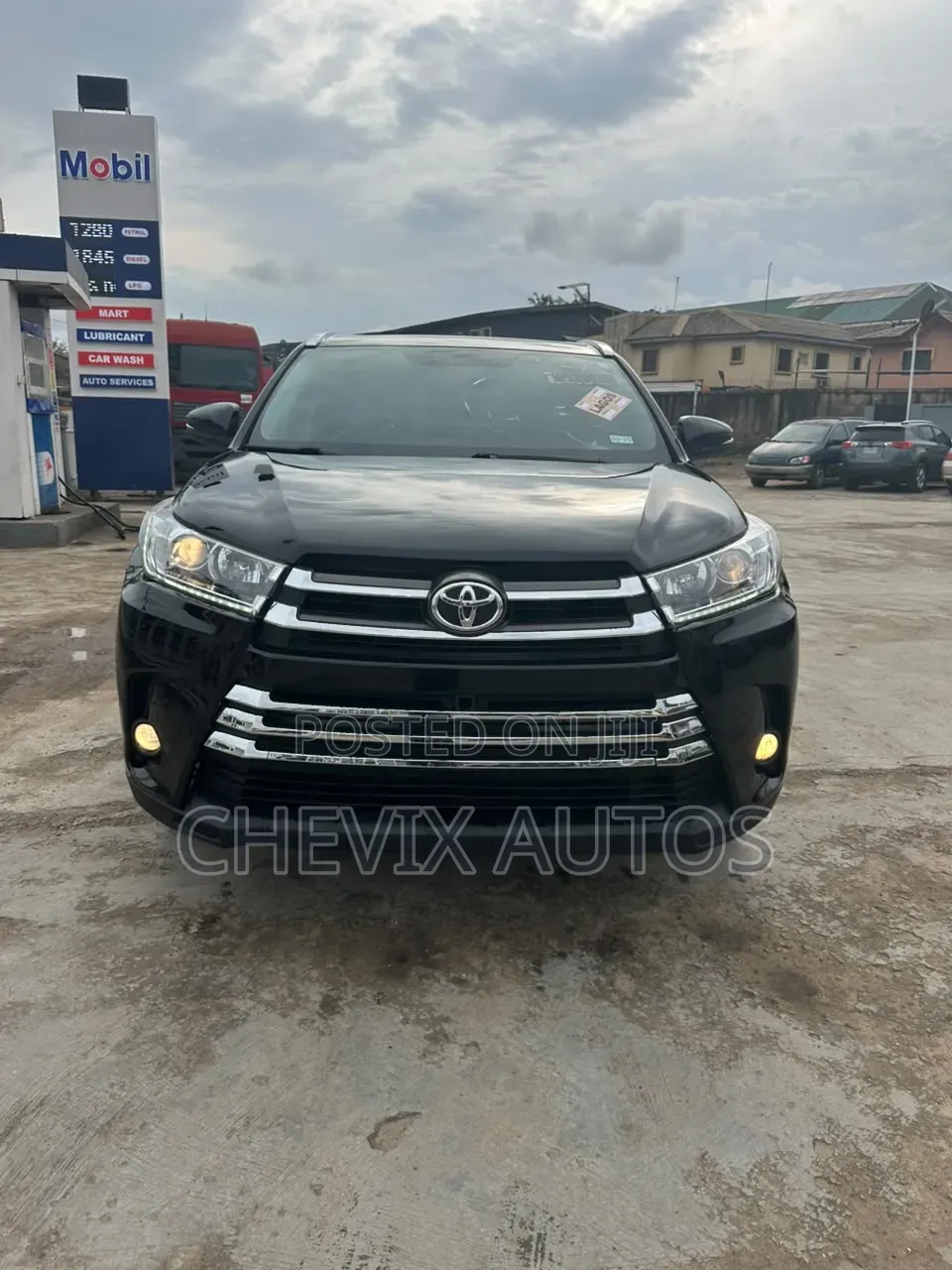 Toyota Highlander XLE V6 4x4 (3.5L 6cyl 6A) 2016 Black