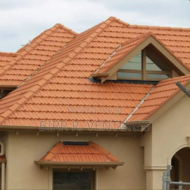 Stone Coated Roof Construction Work