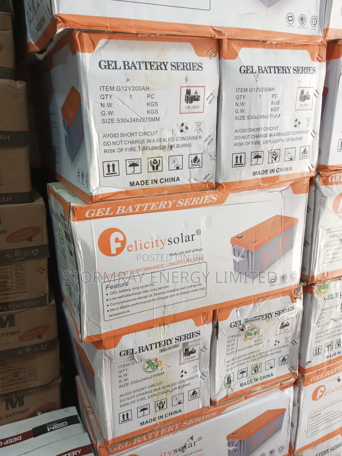 Gel Battery Felicity 200A