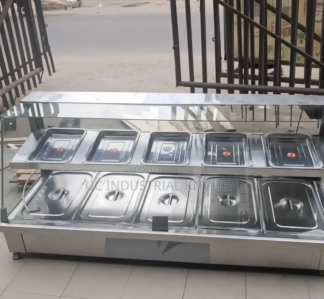 Five (5) Display Plates Food Warmer/Bain Marie