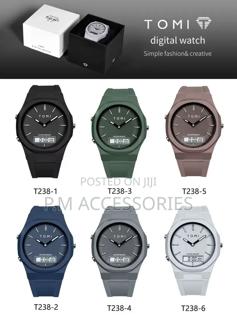 Leight Weight Digital and Analogue Watch
