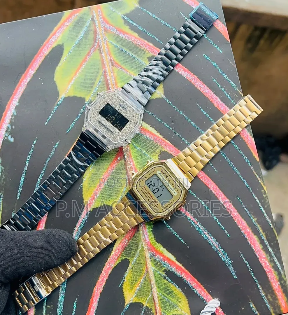 Casio Digital Light Weight Chain Watch