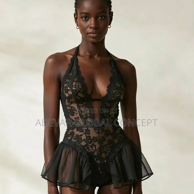 Sexy Nightwear for Women Lace Lingerie Bodysuit Backless Open Crotch