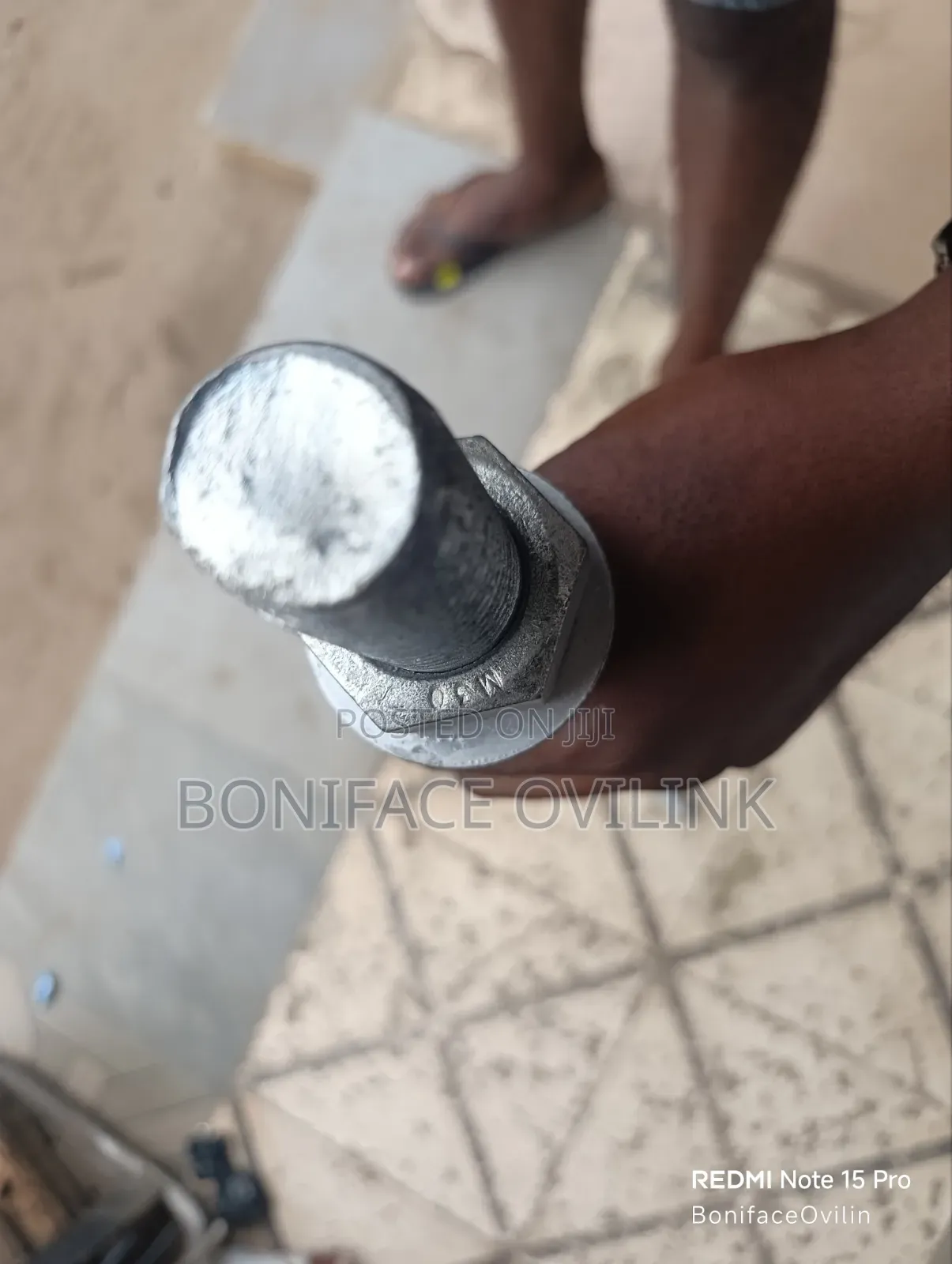 Sandbaggy M30 X 1-Meter Hot-Dipped Galvanized Threaded Concrete Anchor