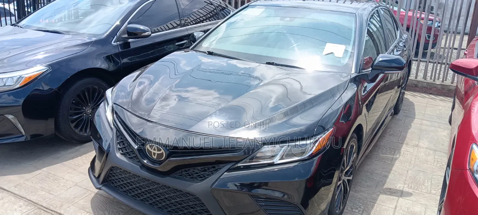 Toyota Camry XLE V6 FWD (3.5L 6cyl 8AM) 2018 Black