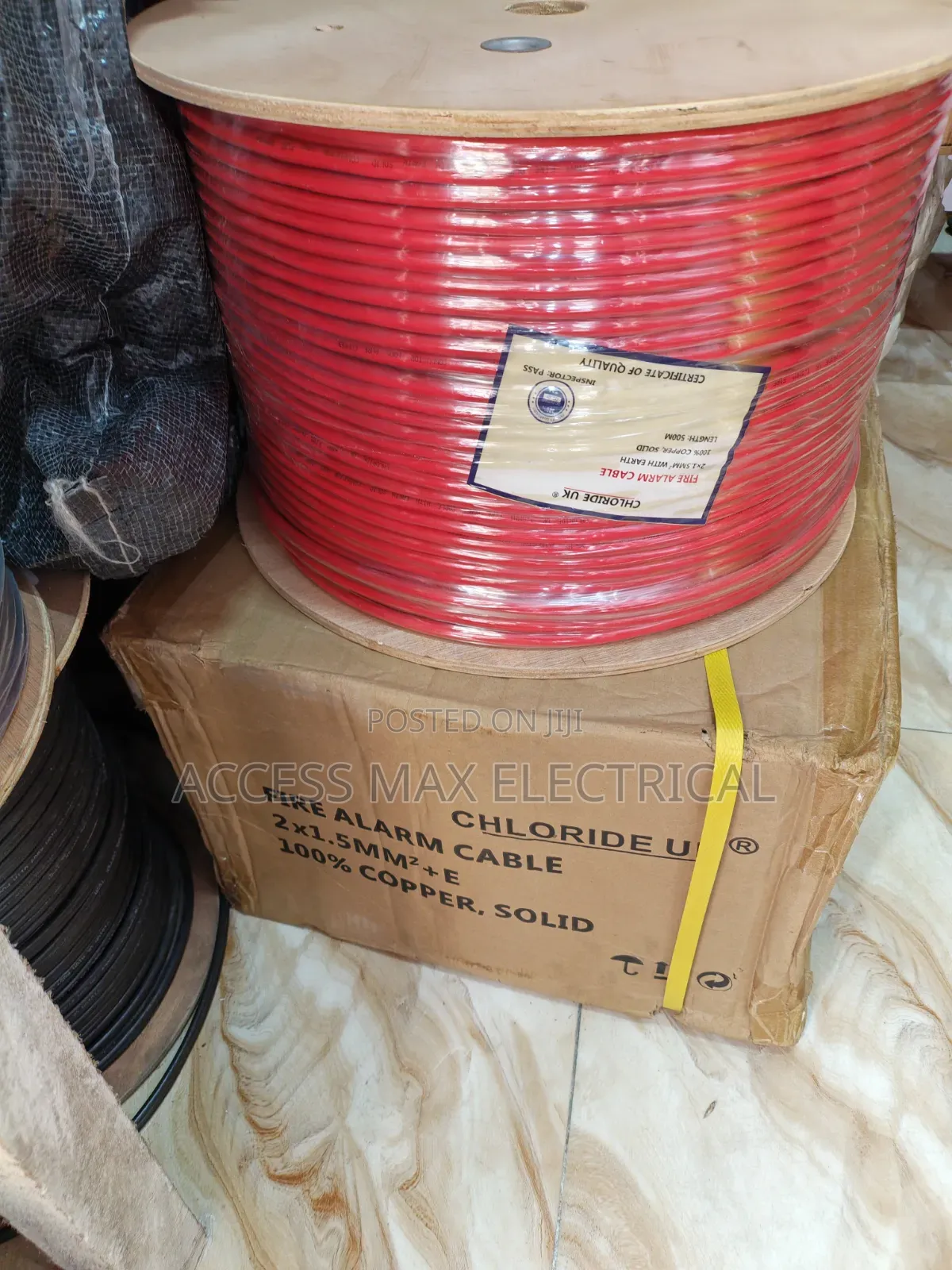 Chloride Uk Fire Resistant Cable by 500 Meters