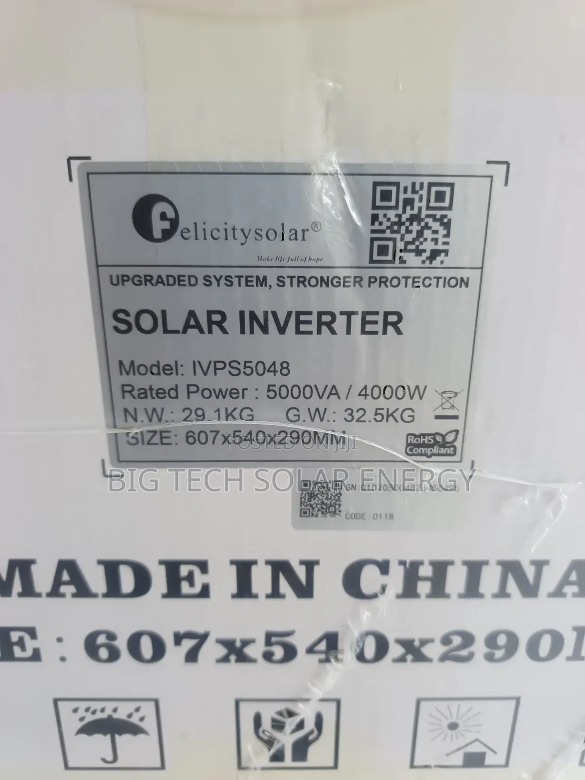 5kva 48v Felicity Inverter Ivps