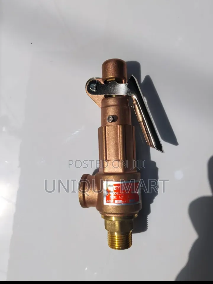 1/2" Brass Manual Safety Valve. 10Bar