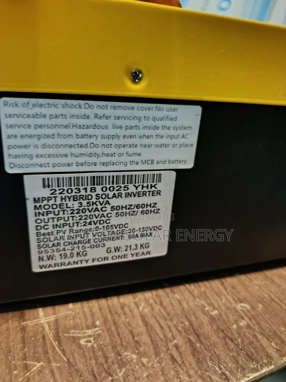 3.5kva 24v Yohako Inverter Hybrid