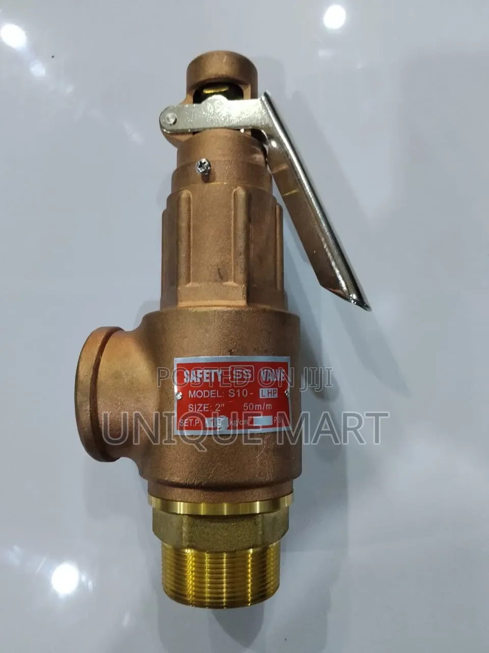2" Brass Manual Safety Valve. 10Bar
