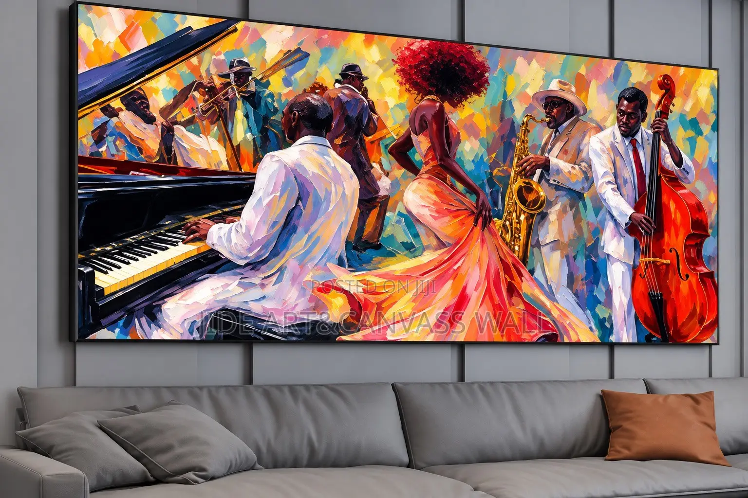 Modern Wall Canvass Music Player Art Designs Decor