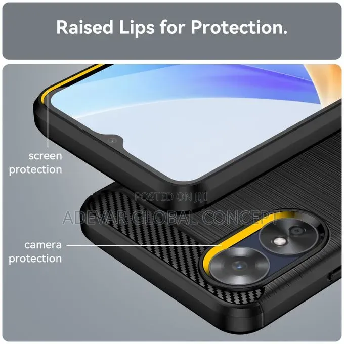 For OPPO A17k TPU Phone Case Pouch (Black)