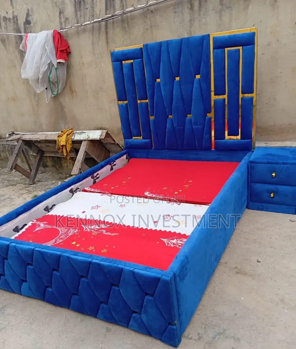 Complete Set of 6 by 6 Bedframe / 4.5 by 6 Bedframe With 1 Drawer