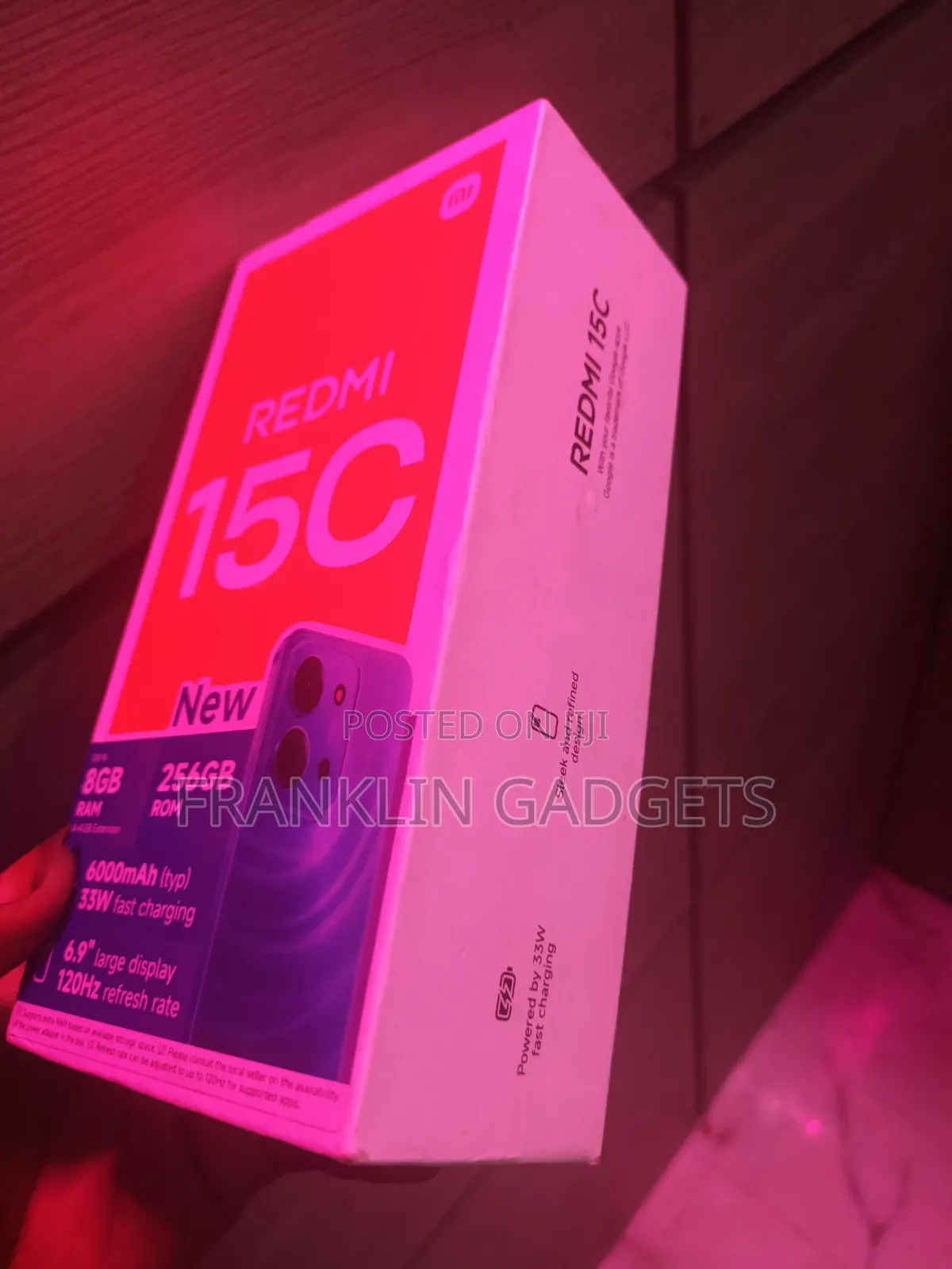 New Xiaomi Redmi 15C 4G 256 GB Red