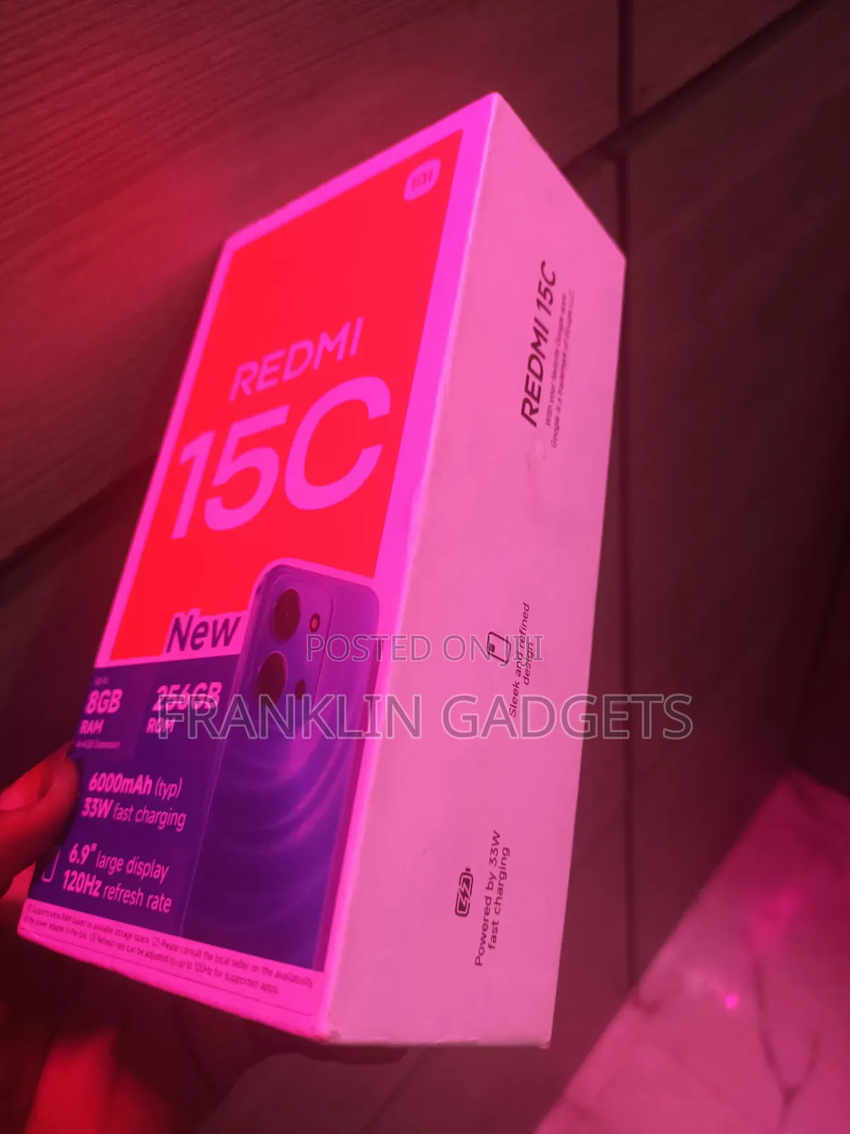New Xiaomi Redmi 15C 4G 256 GB Red