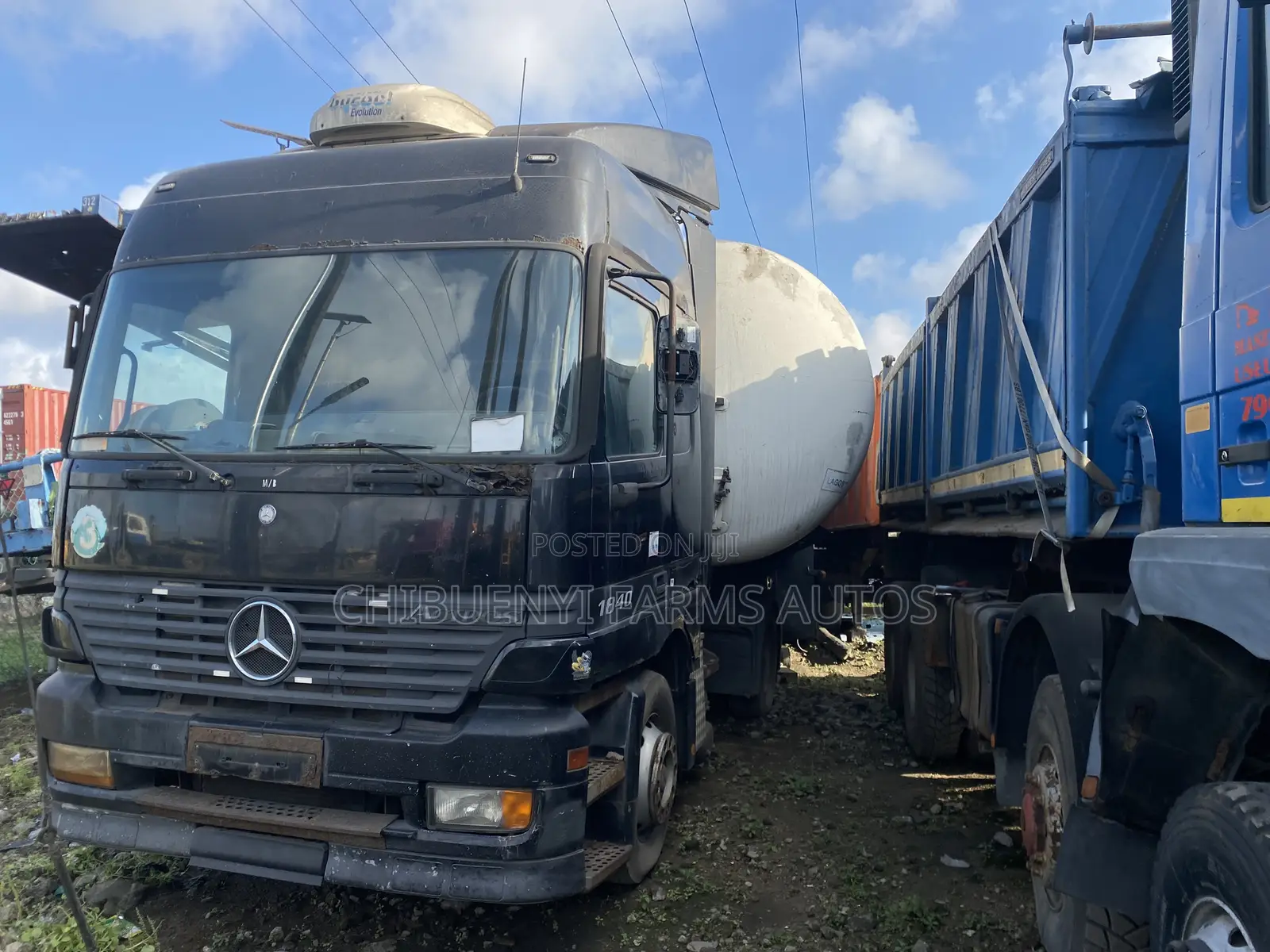 LPG 25tons + Benz Actros Bridger