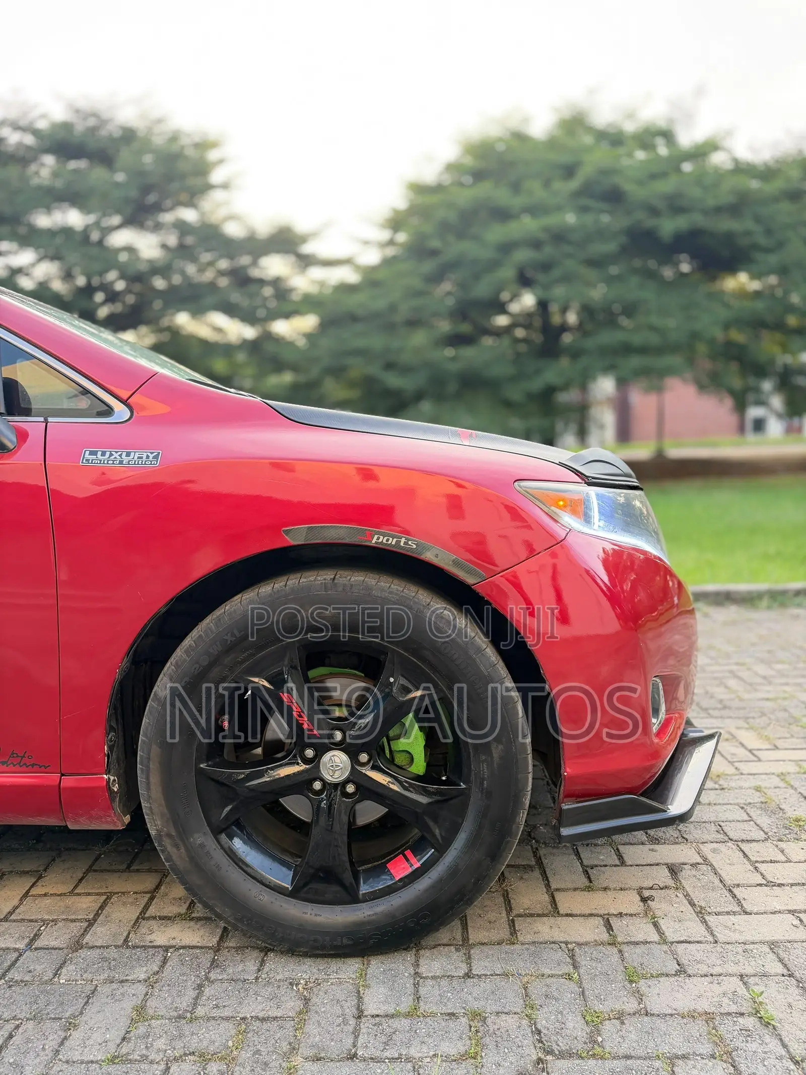 Toyota Venza Limited 2011 Red