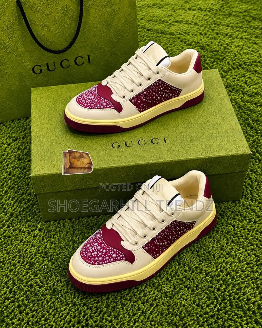 GUCCI Glitters Low Top Sneakers | Streetwear Elegance