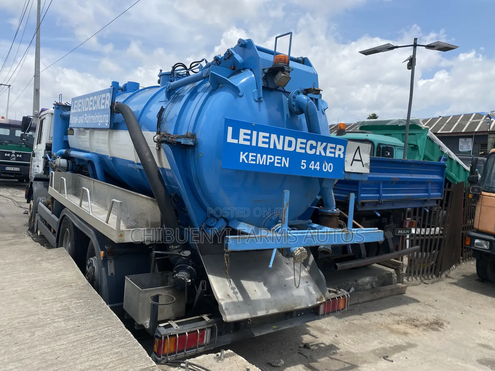 Man Sewage Truck 15k Liters