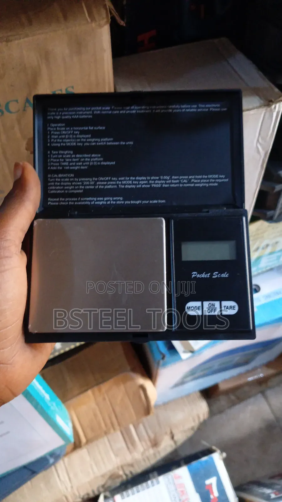 500g Pocket Digital Scale – High Precision Mini Jewelry Weighing Scale