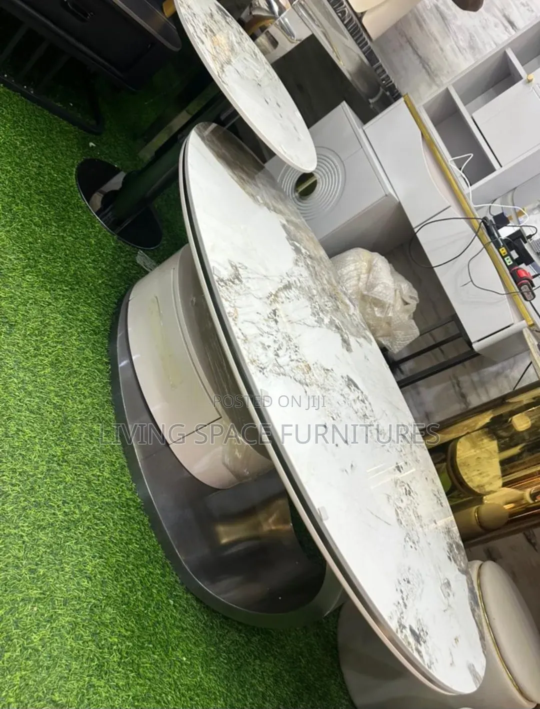 Newly Marble Tops Coffee Table Set