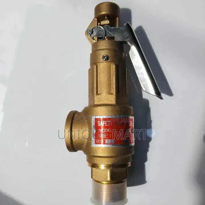 1" Brass Safety Valve, Manual. 10 Bar