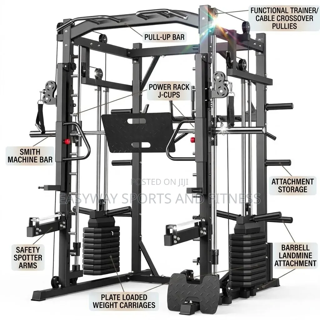 Commercial Multi-Functional Smith Machine .