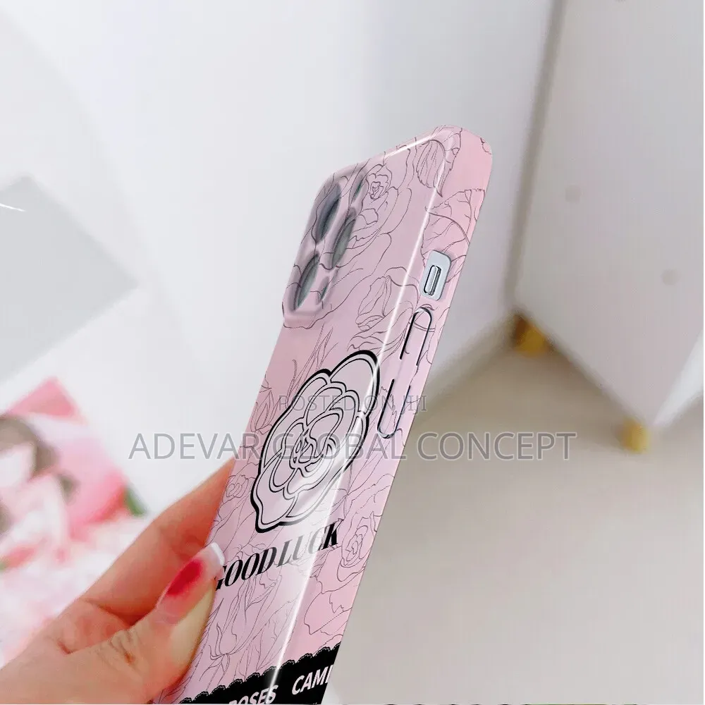 Xiaomi Redmi Note 9T Case Luxury Camellia Hard Phone Cover Pouch