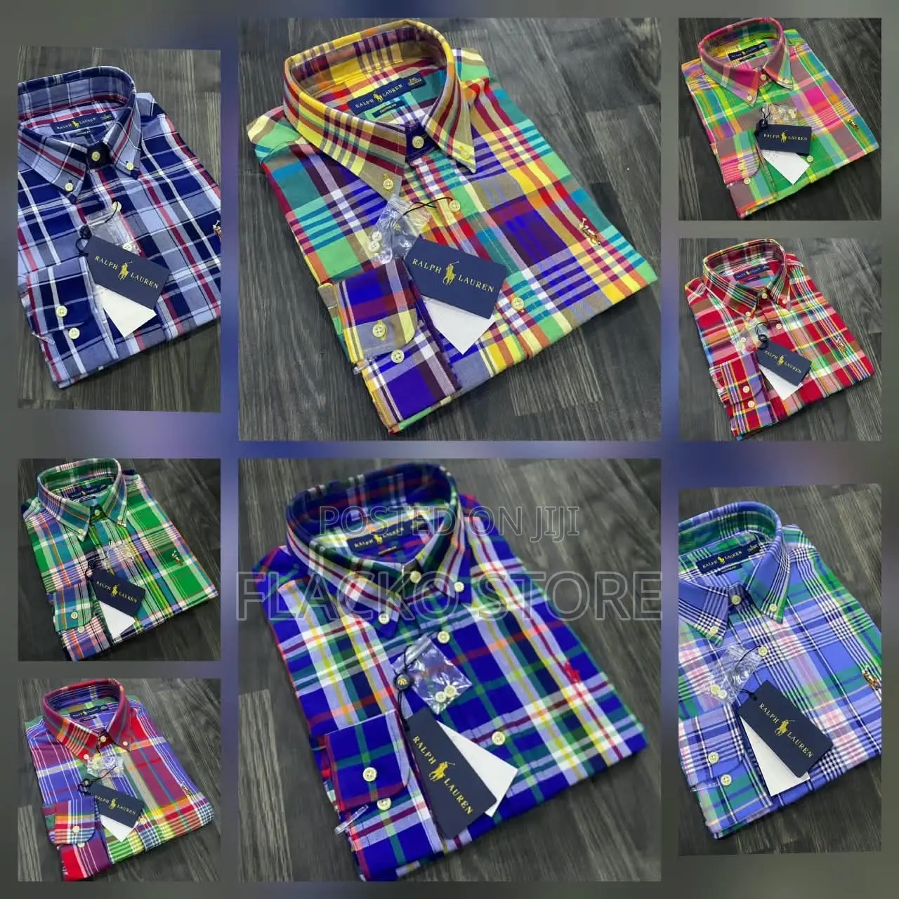 High Quality Polo Ralph Lauren New Checkered Shirts