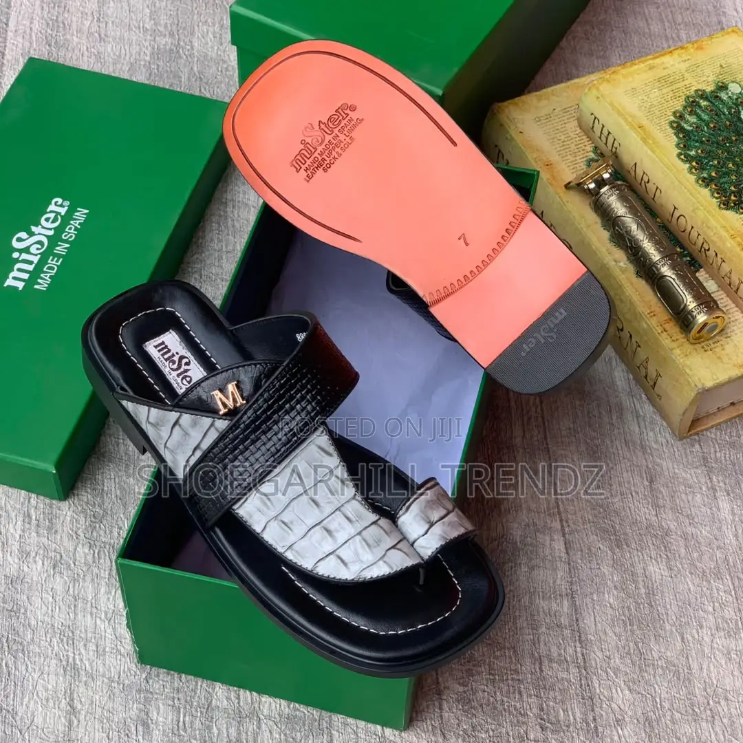 Mister Leather Toe and Covered Palm Slippers