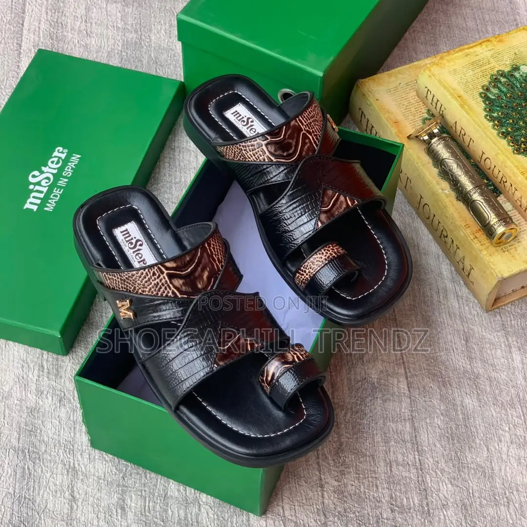 Mister Leather Toe and Covered Palm Slippers