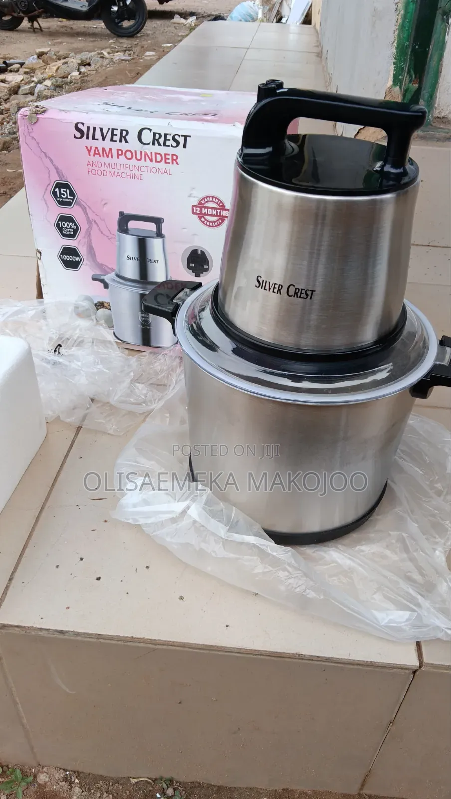 15L Multi Purpose Blender/ Food Processor and Yampounder Silver Crest