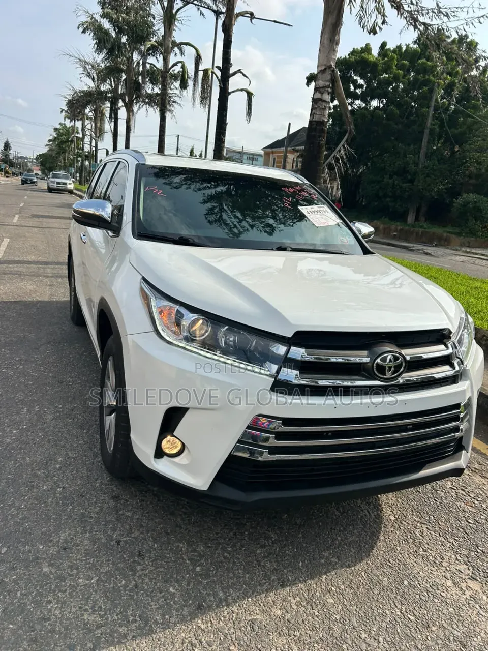 Toyota Highlander XLE V6 4x2 (3.5L 6cyl 6A) 2016 White