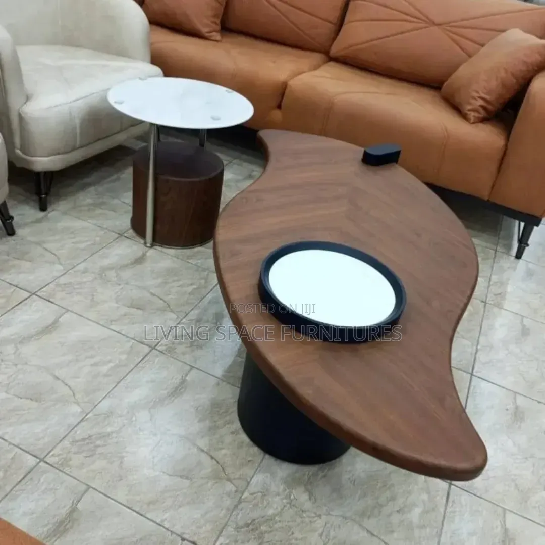 Wood Center Table Set