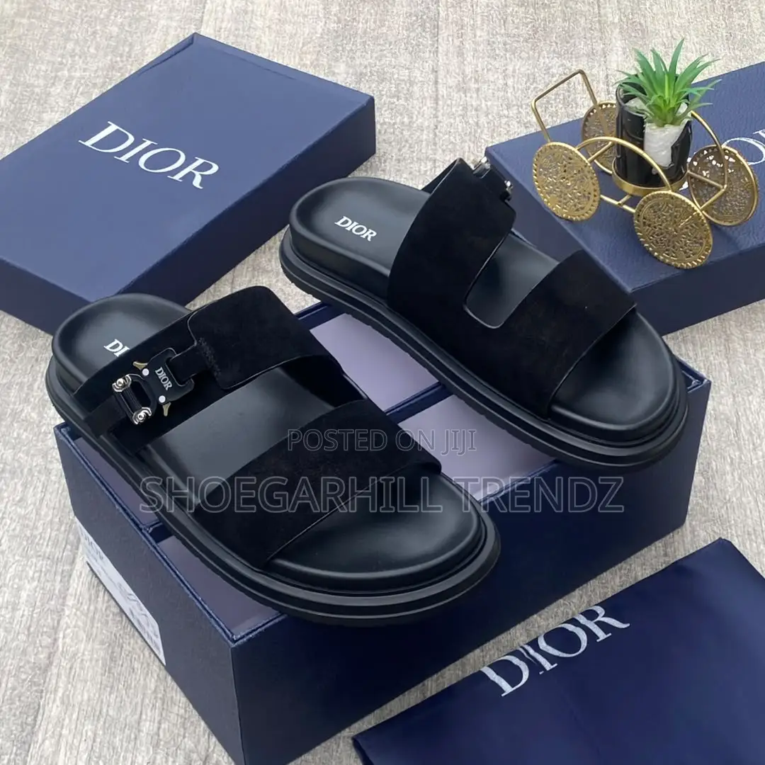 Dior Double Crossing Palm Slippers in 3 Versatile Colours