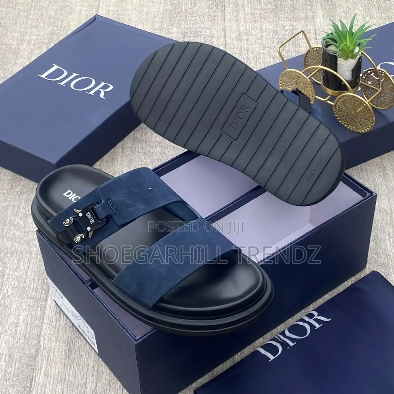 Dior Double Crossing Palm Slippers in 3 Versatile Colours
