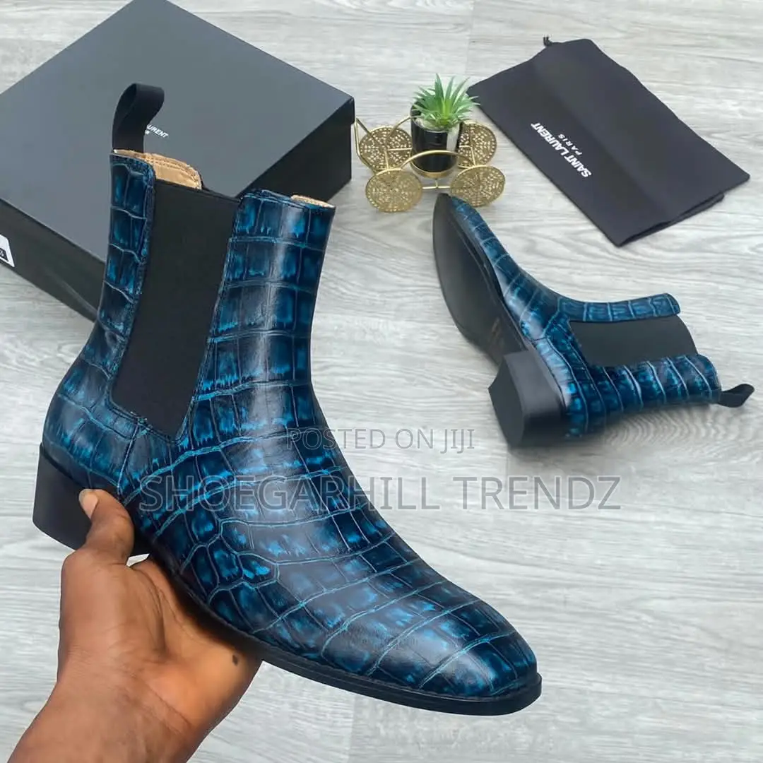 Skin Leather Saint Laurent L Wyatt Boots