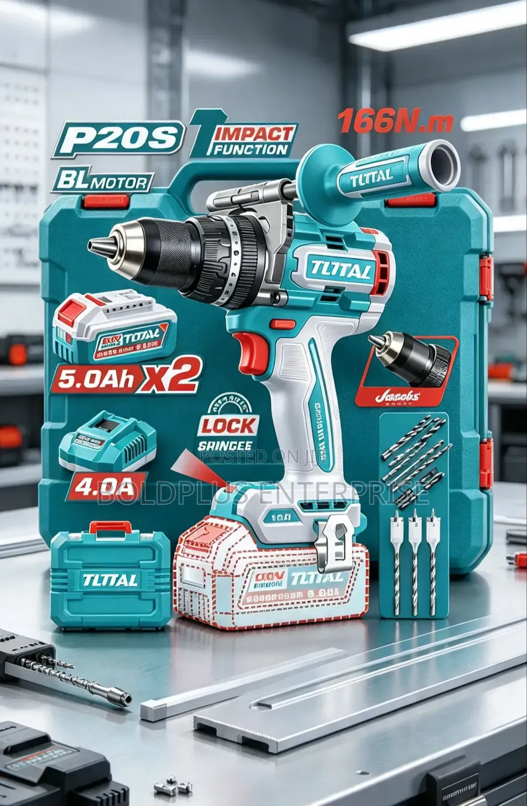 166NM Total Cordless Drilling Machine