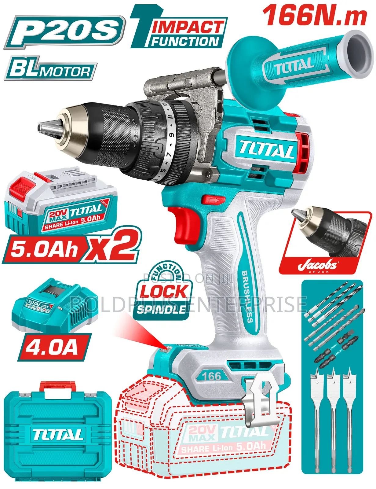 166NM Total Cordless Drilling Machine