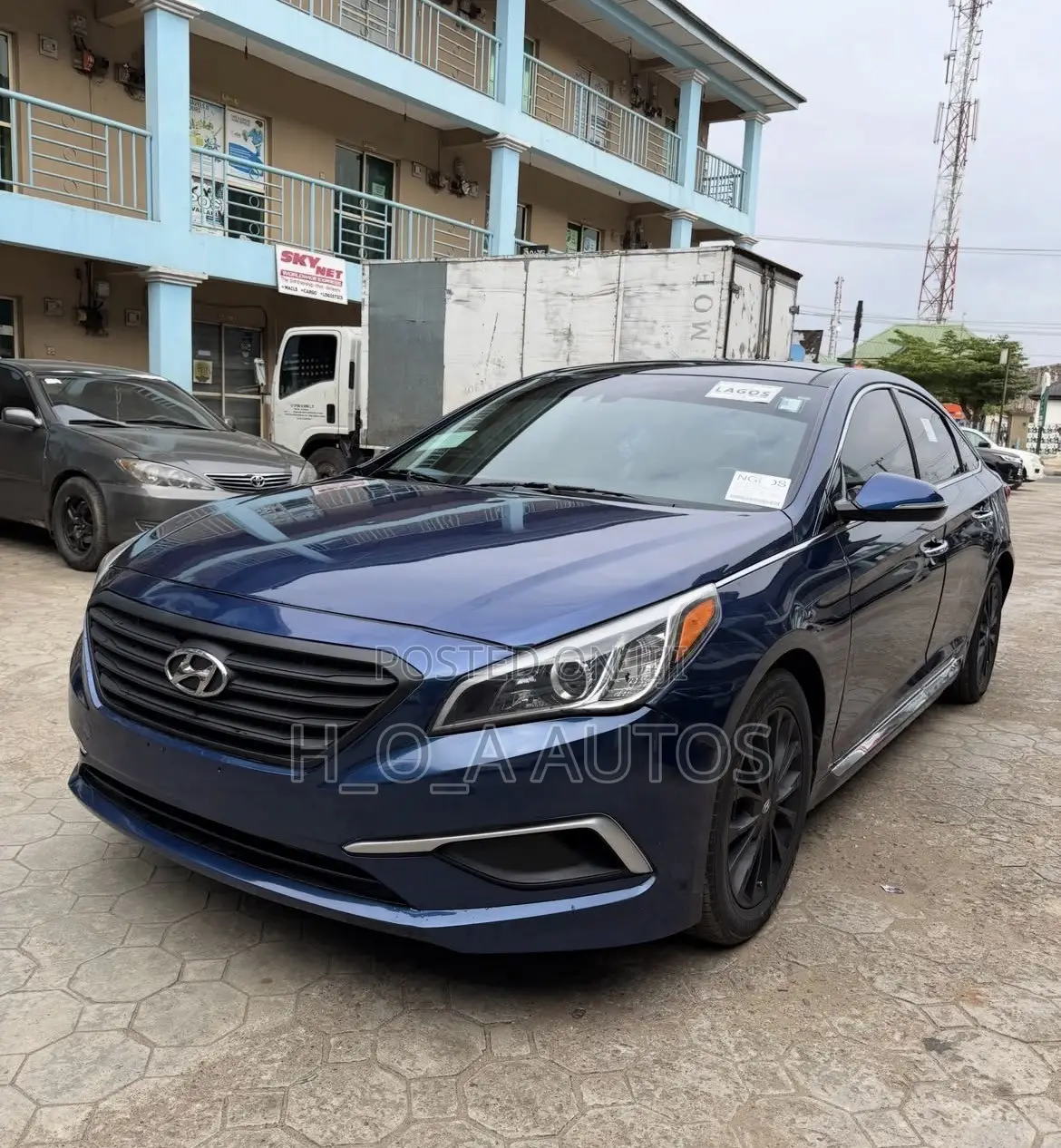 Hyundai Sonata Limited 4dr Sedan (2.4L 4cyl 6A) 2015 Blue