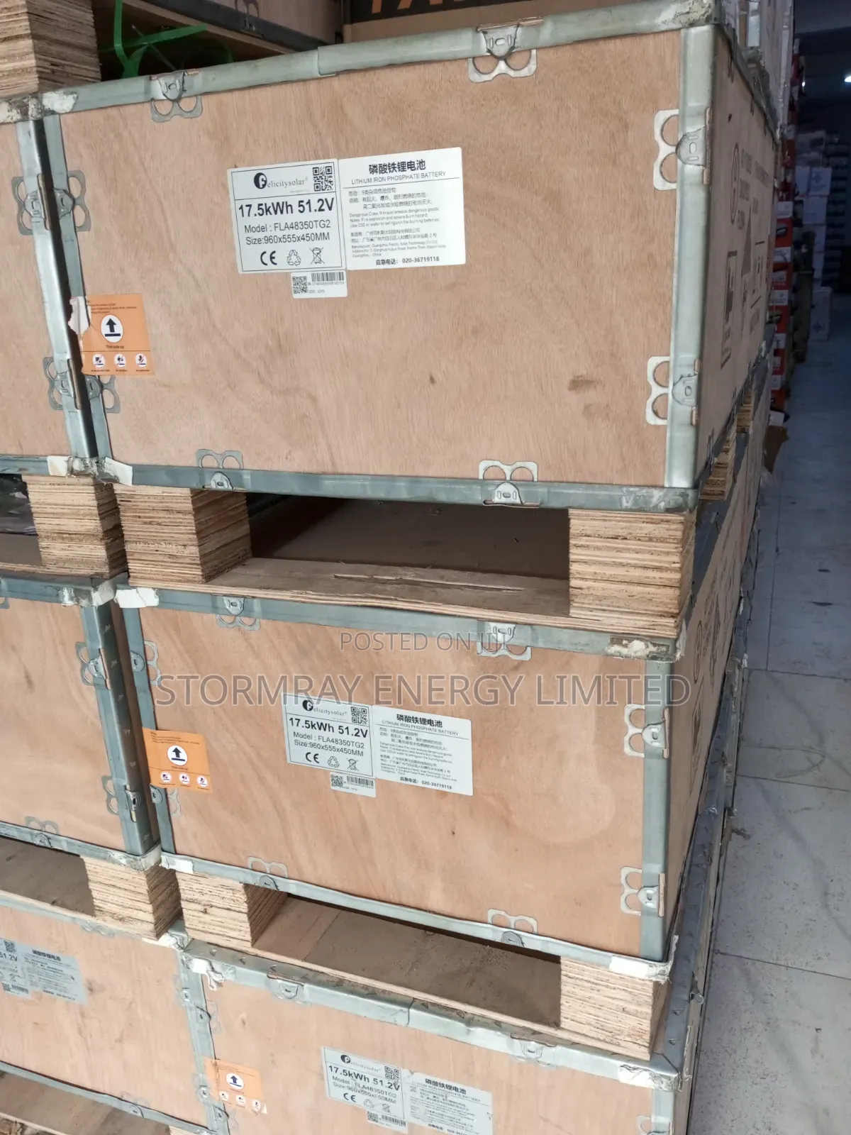 350A TG2 FelicityLithium 17.5kwh Battery