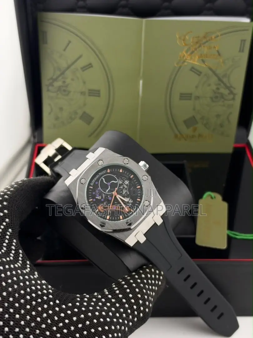 Audermas Piguet Rubber Strap Watch