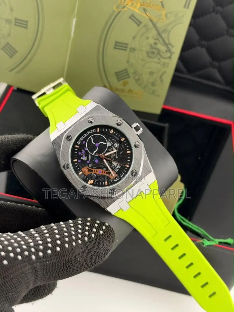 Audermas Piguet Rubber Strap Watch