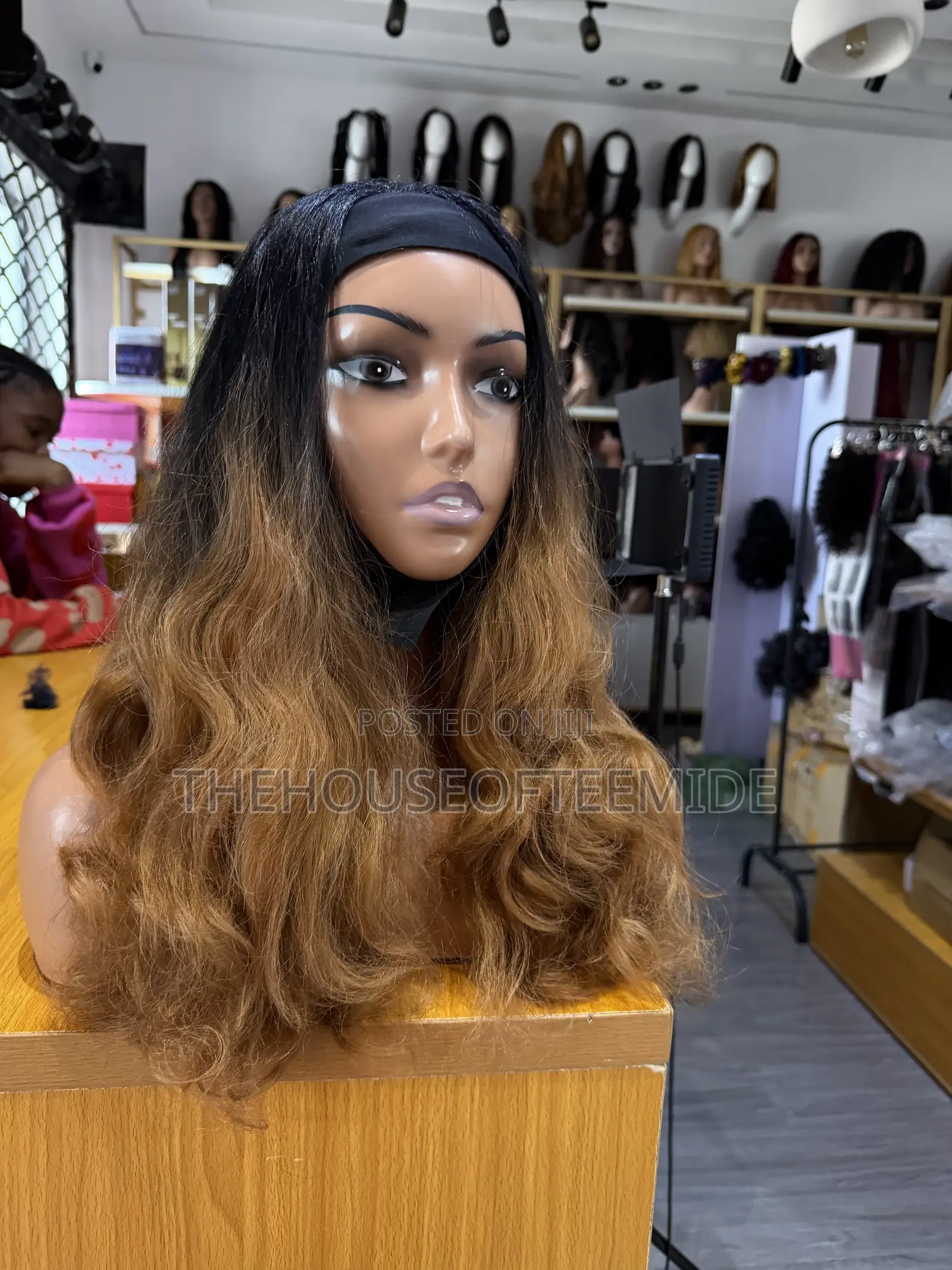 Beautiful Band Ombré 2 in 1 Colour Wig for Women